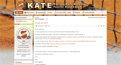 Desktop Screenshot of kate.sport.hu