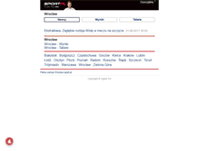 Tablet Screenshot of m.wroclaw.sport.pl