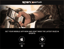 Tablet Screenshot of mobile.sport.ch