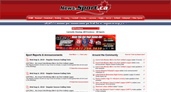Desktop Screenshot of news.sport.ca
