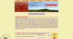 Desktop Screenshot of csikung.sport.hu